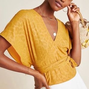 Anthropologie Current Air Mindy Dolman Sleeve Blouse